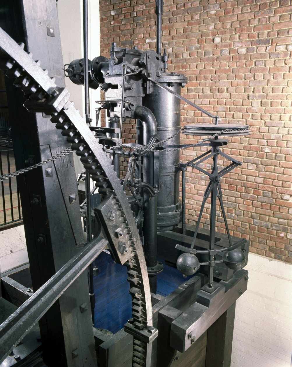 Boulton und Watts Rotationsmaschine, 1788 von English School