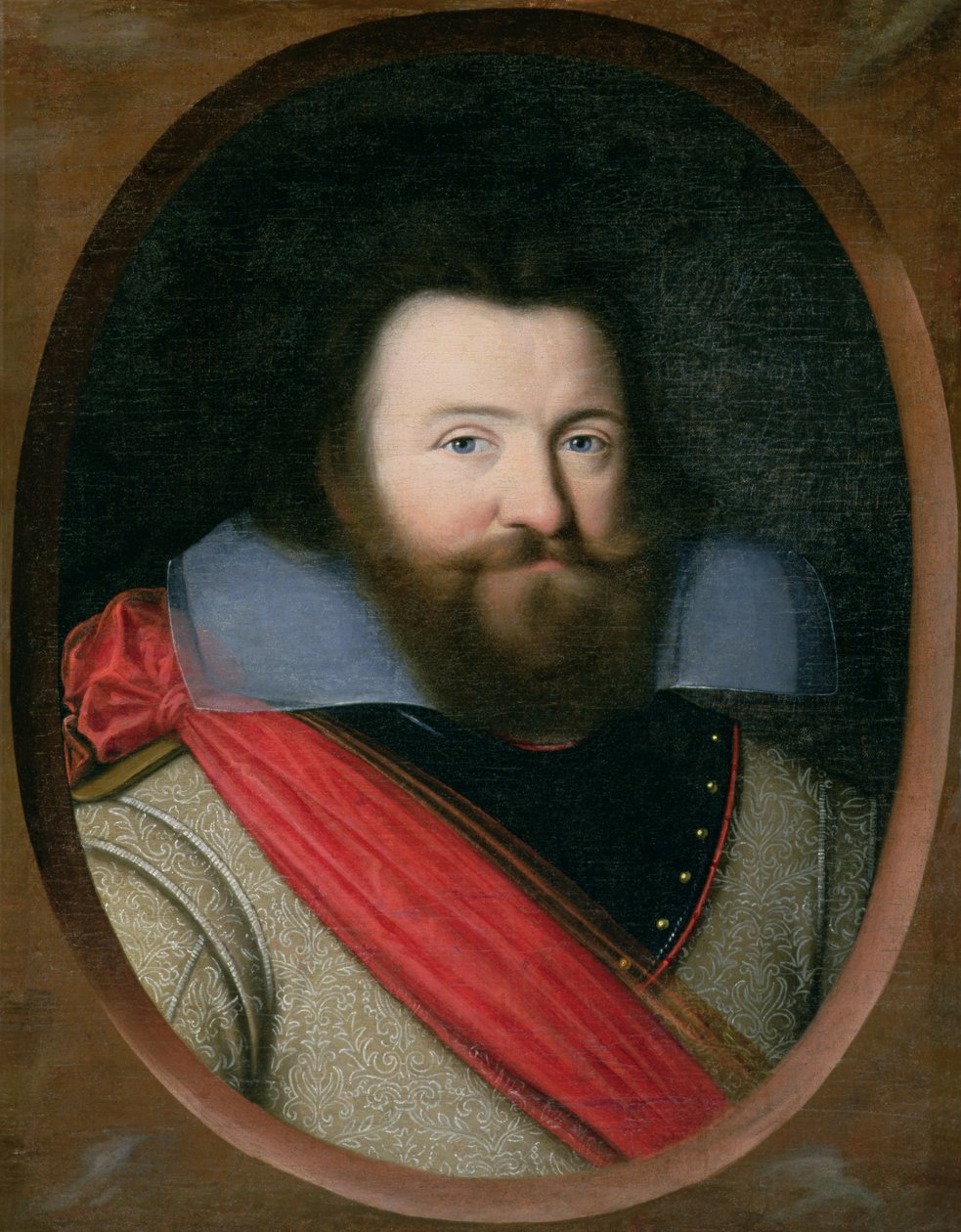 Kapitän John Smith (1580-1631), 1. Gouverneur von Virginia, ca. 1616 von English School