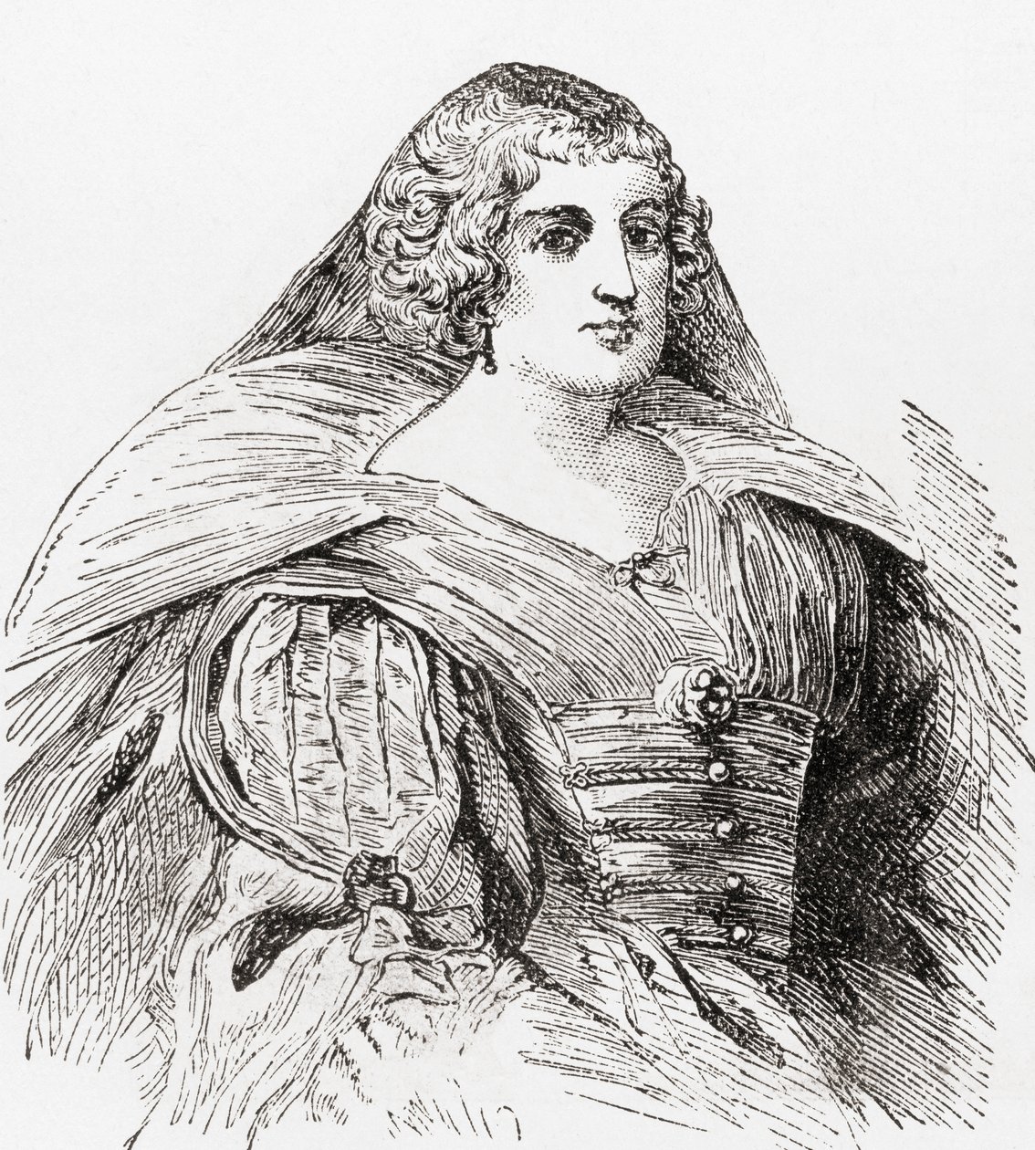 Marie de Medici, aus Ward und Locks Illustrierter Geschichte der Welt, veröffentlicht ca. 1882 von English School