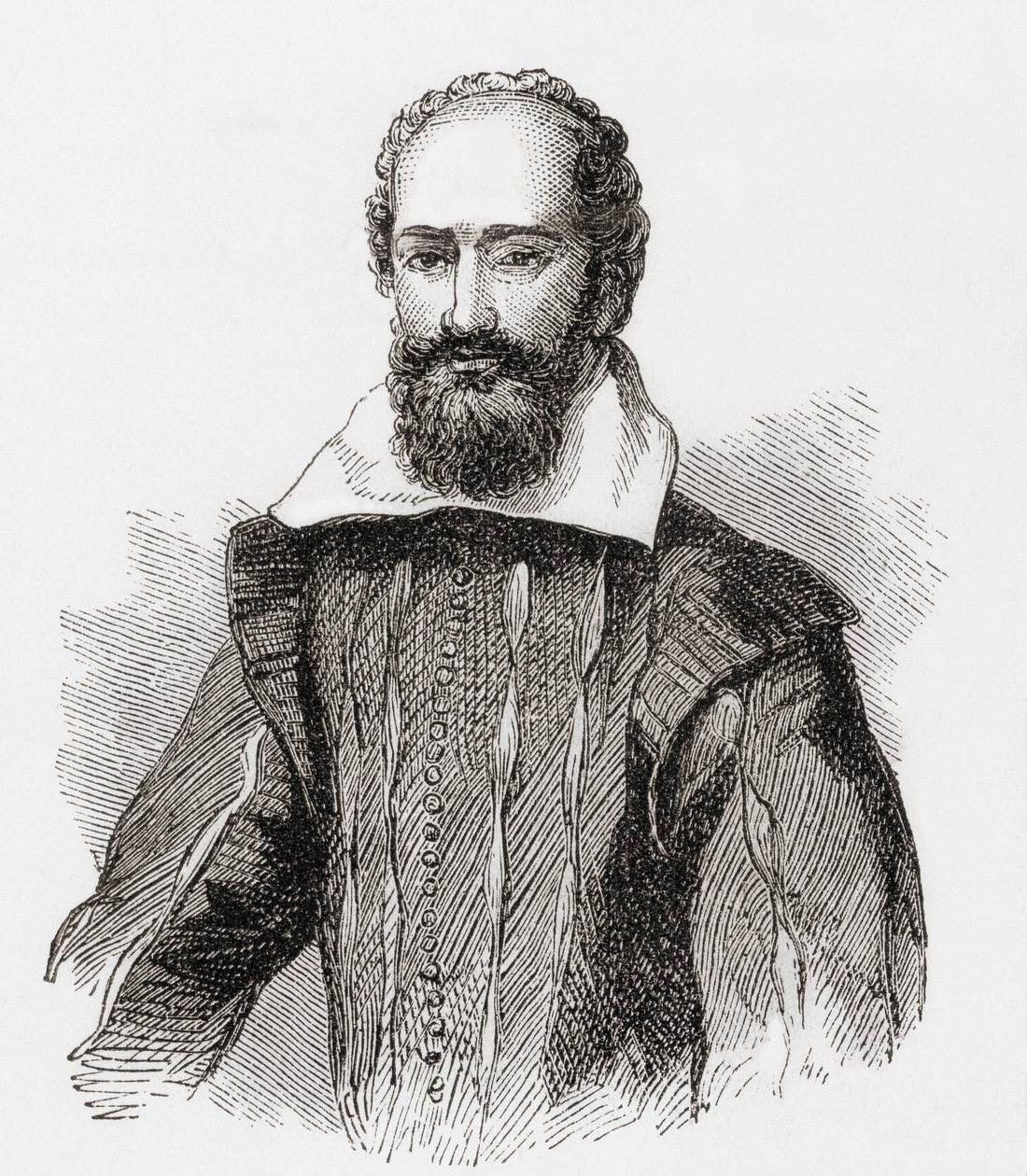 Maximilien de Bethune, 1. Herzog von Sully, aus Ward und Locks Illustrierter Geschichte der Welt, veröffentlicht ca. 1882 von English School