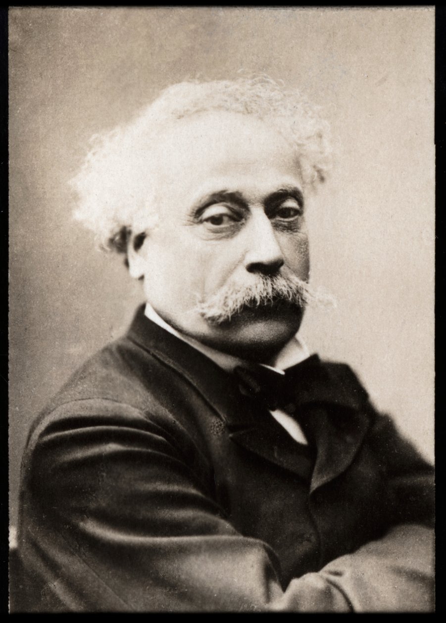 Porträt von Alexandre Dumas fils (1824-1895), französischer Autor und Dramatiker von French Photographer