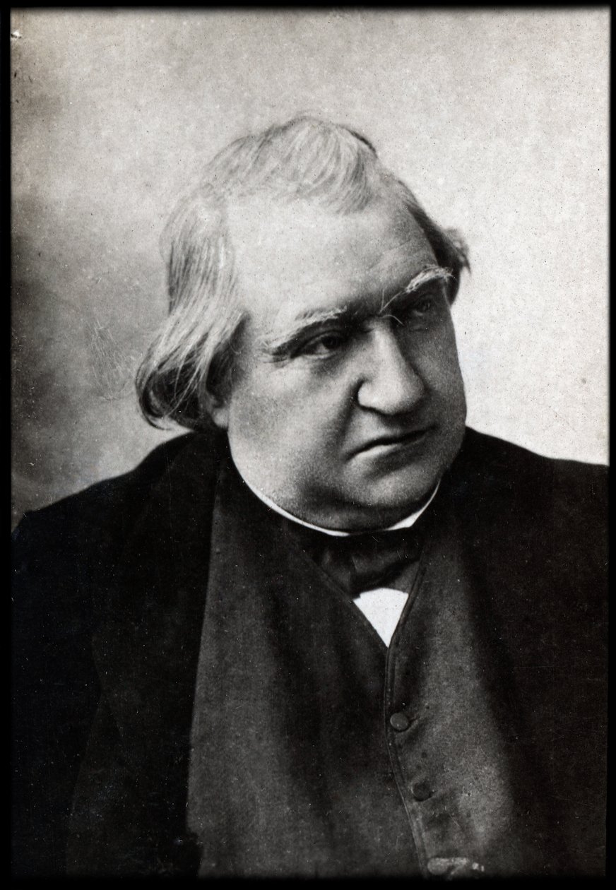 Porträt von Ernest Renan (1823-1892), französischer Philosoph und Schriftsteller von French Photographer