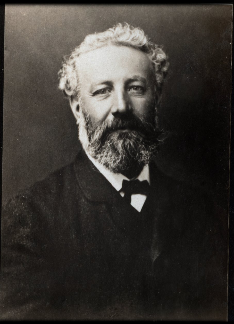 Porträt von Jules Verne (1828-1905), französischer Schriftsteller von French Photographer