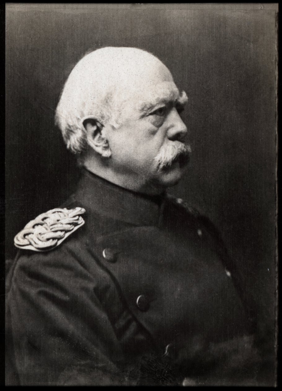 Porträt von Otto von Bismarck (1815-1898), deutscher preußischer Staatsmann von French Photographer