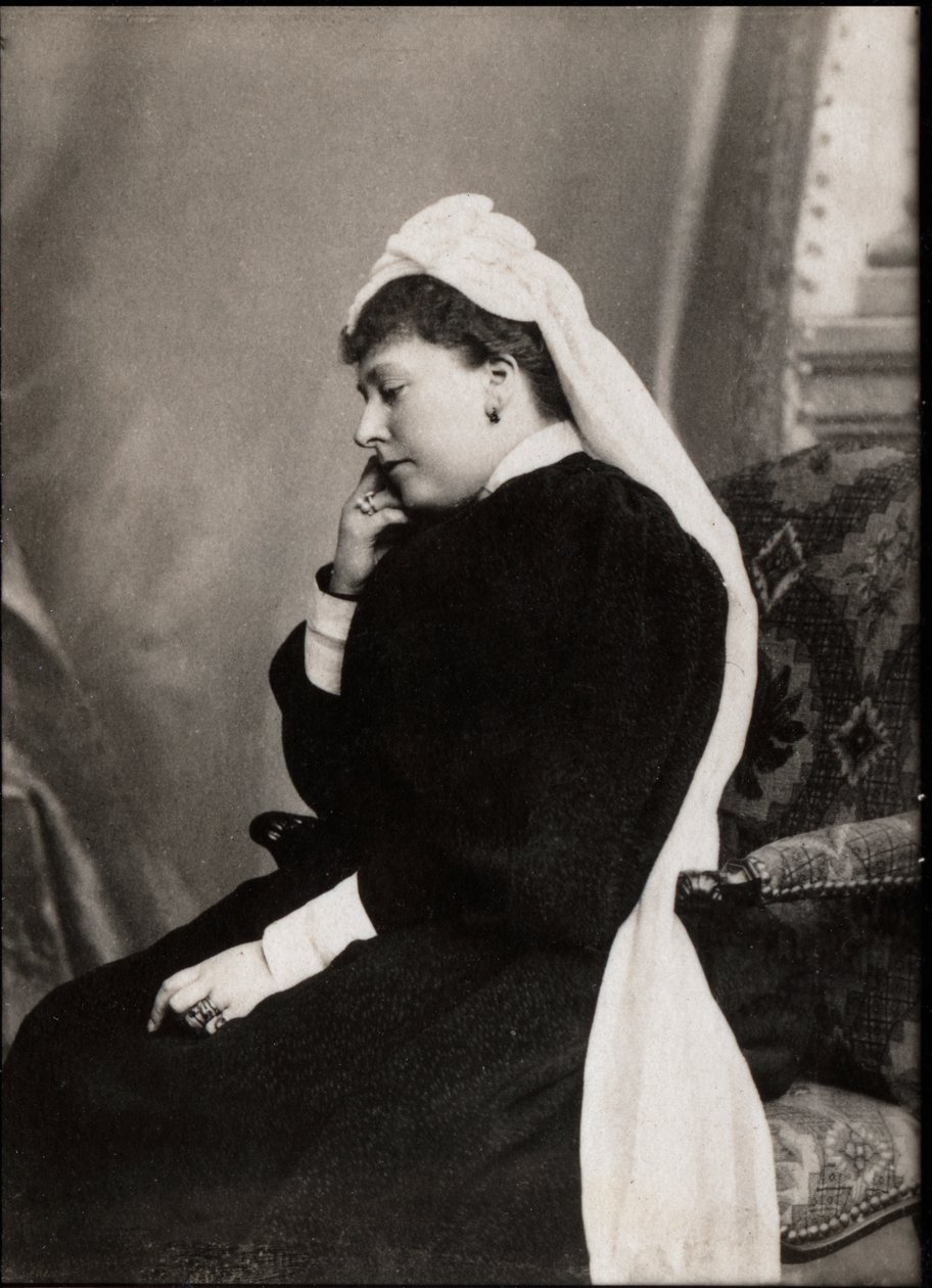 Porträt von Prinzessin Beatrice des Vereinigten Königreichs (1857-1944) von French Photographer