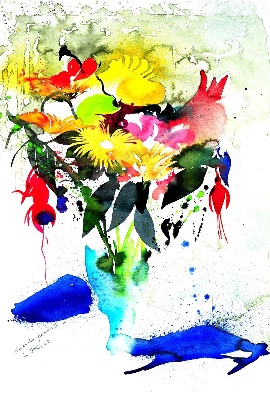 November Blumen II 56x36 von Simon Fletcher