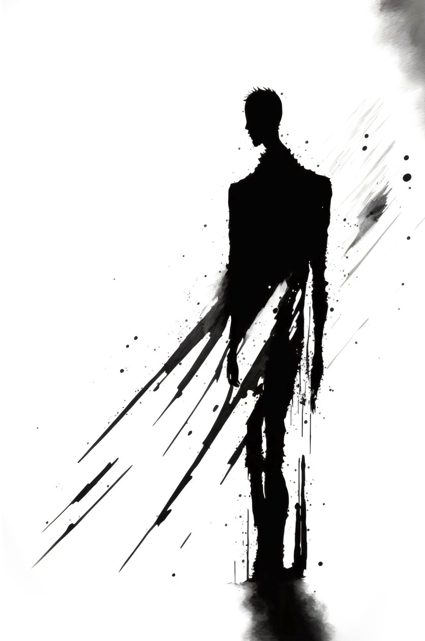 Einsamkeit Armut Depression Abstrakt von F. Abderrahim