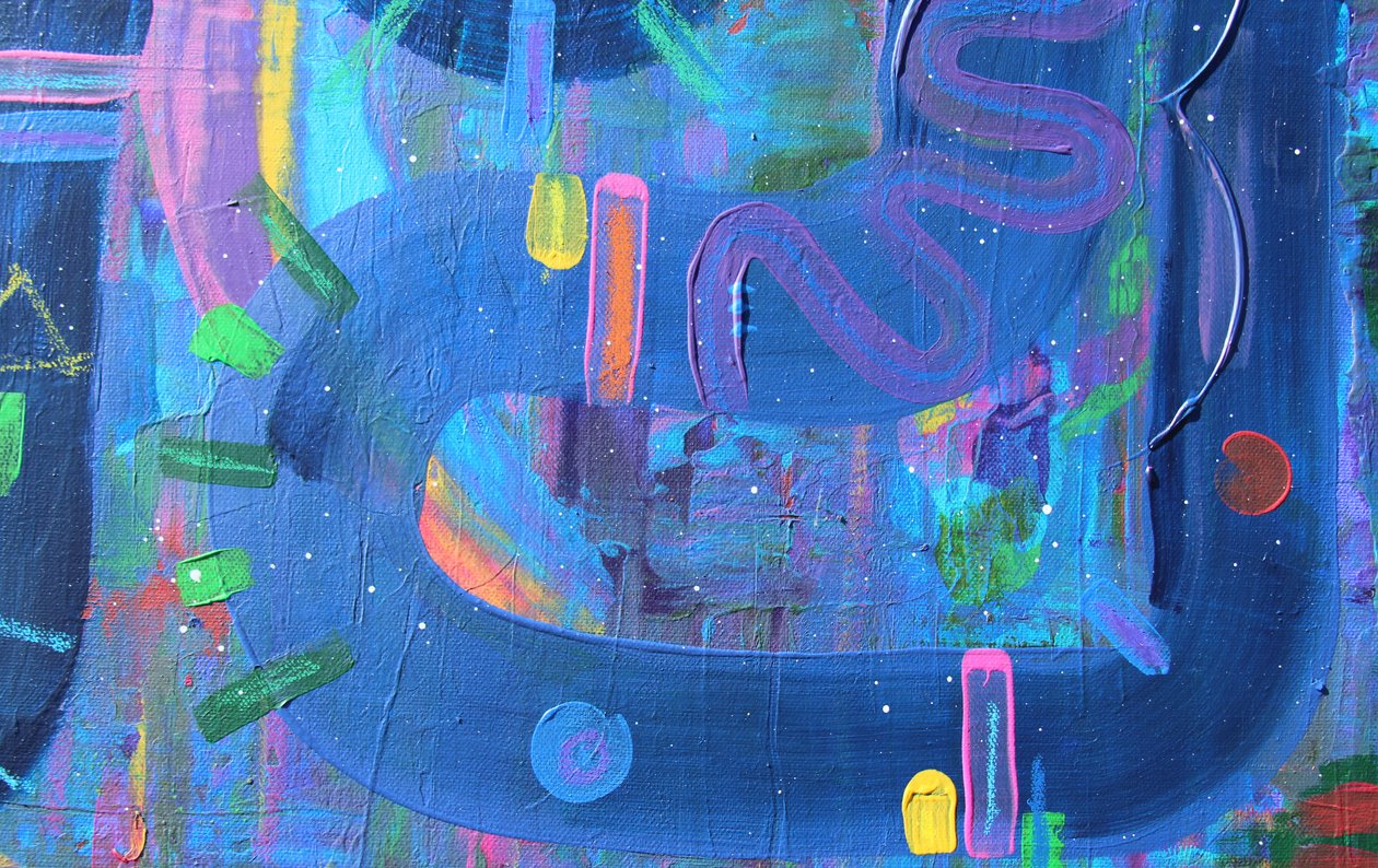 Weg des Bewusstseins (Detail) von Emilie Csapo Ertl