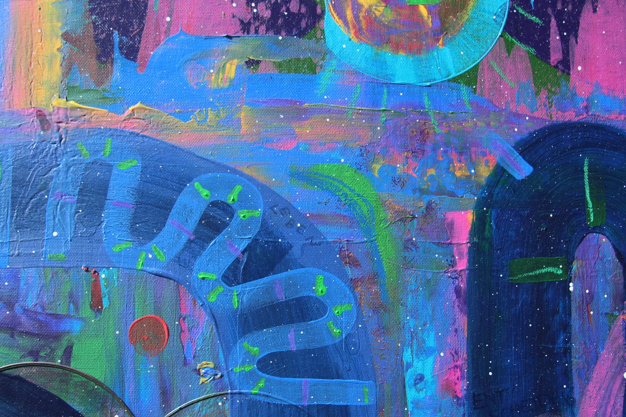 Weg des Bewusstseins (Detail) von Emilie Csapo Ertl