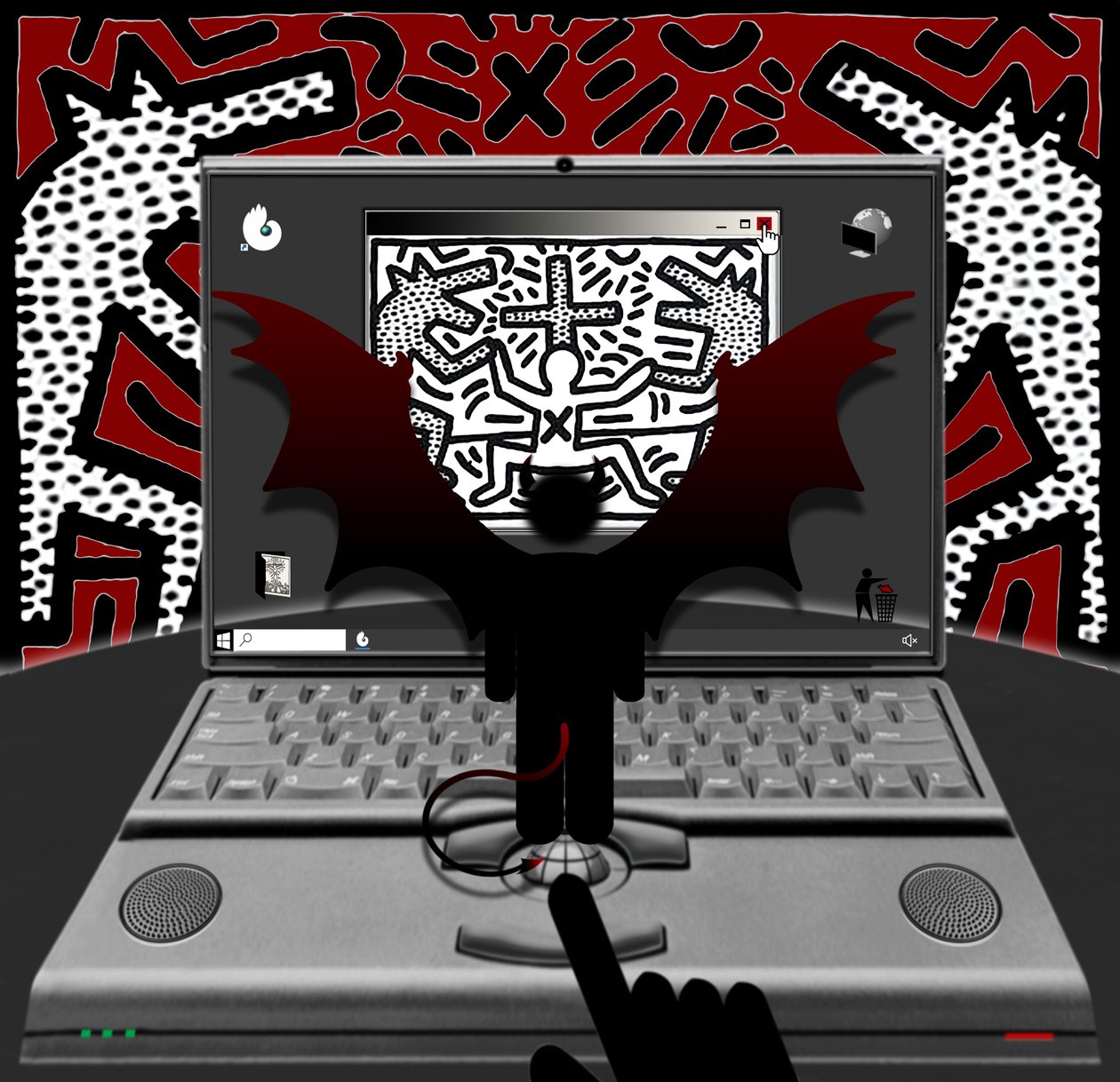 Der Antichrist (II) - die Meute (aus der Serie: Windows) von Alexander Eibach