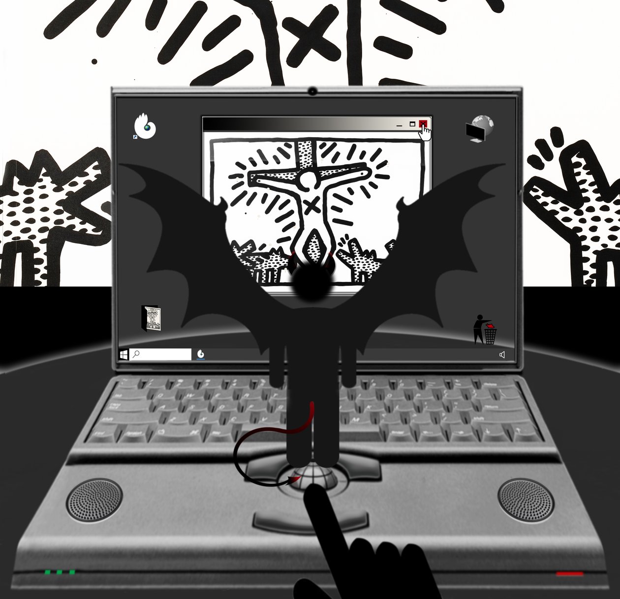 Der Antichrist (IV) - (aus der Serie: Windows) von Alexander Eibach