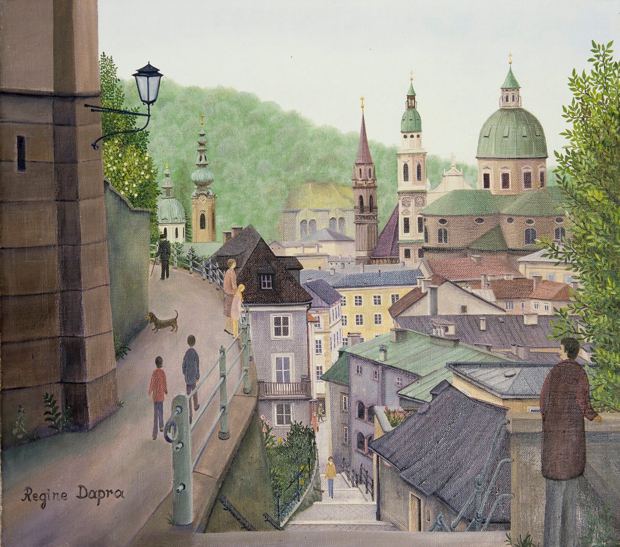 Nonnbergstiege von Regine Dapra