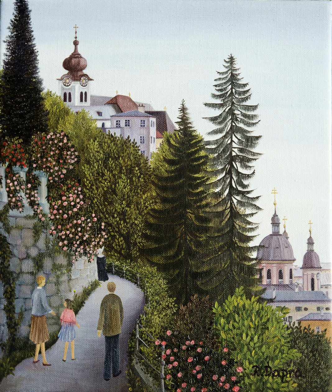 Nonnberggasse von Regine Dapra