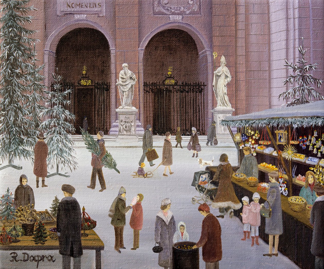 Christkindlmarkt am Domplatz von Regine Dapra