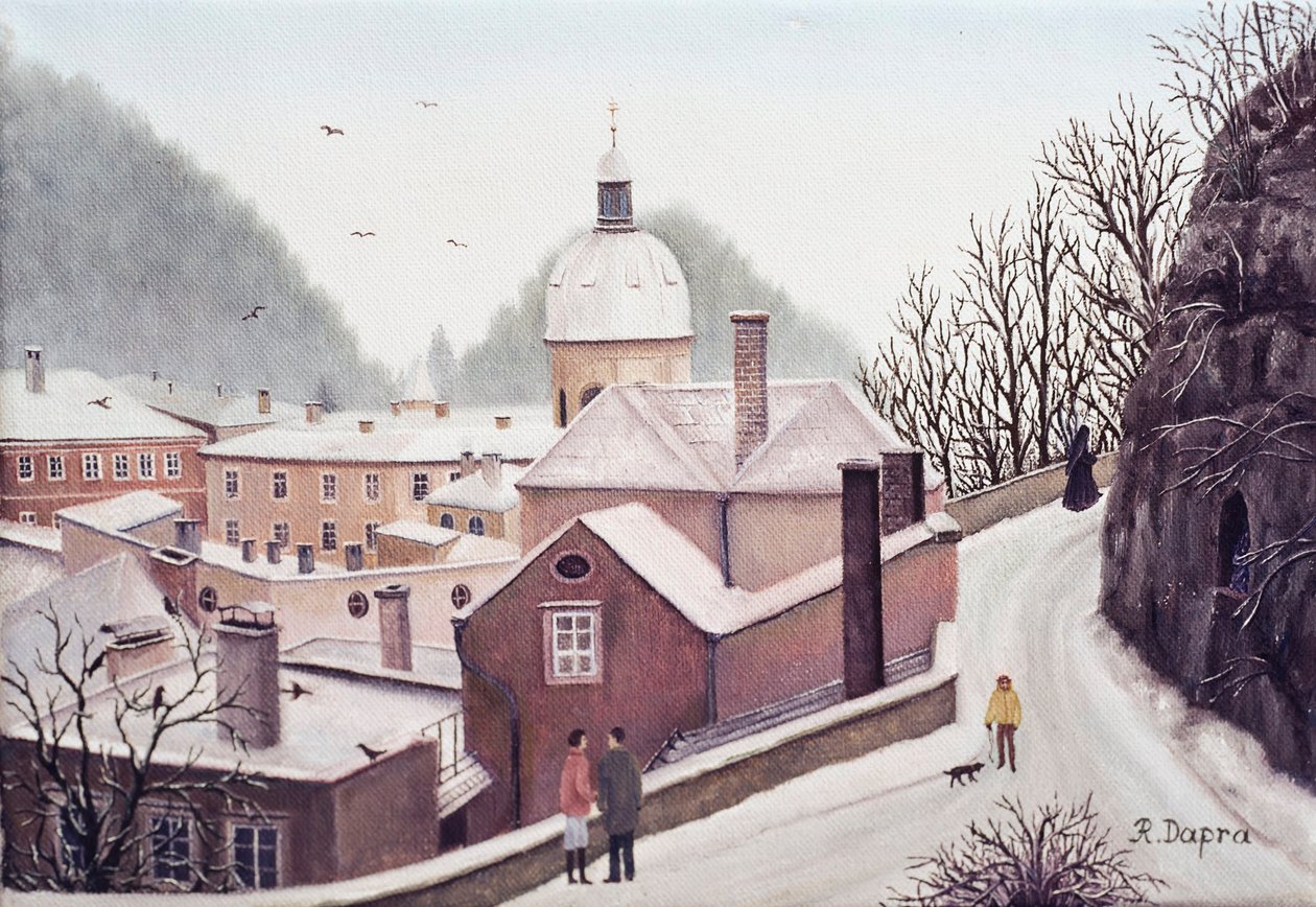 Hoher Weg im Winter von Regine Dapra