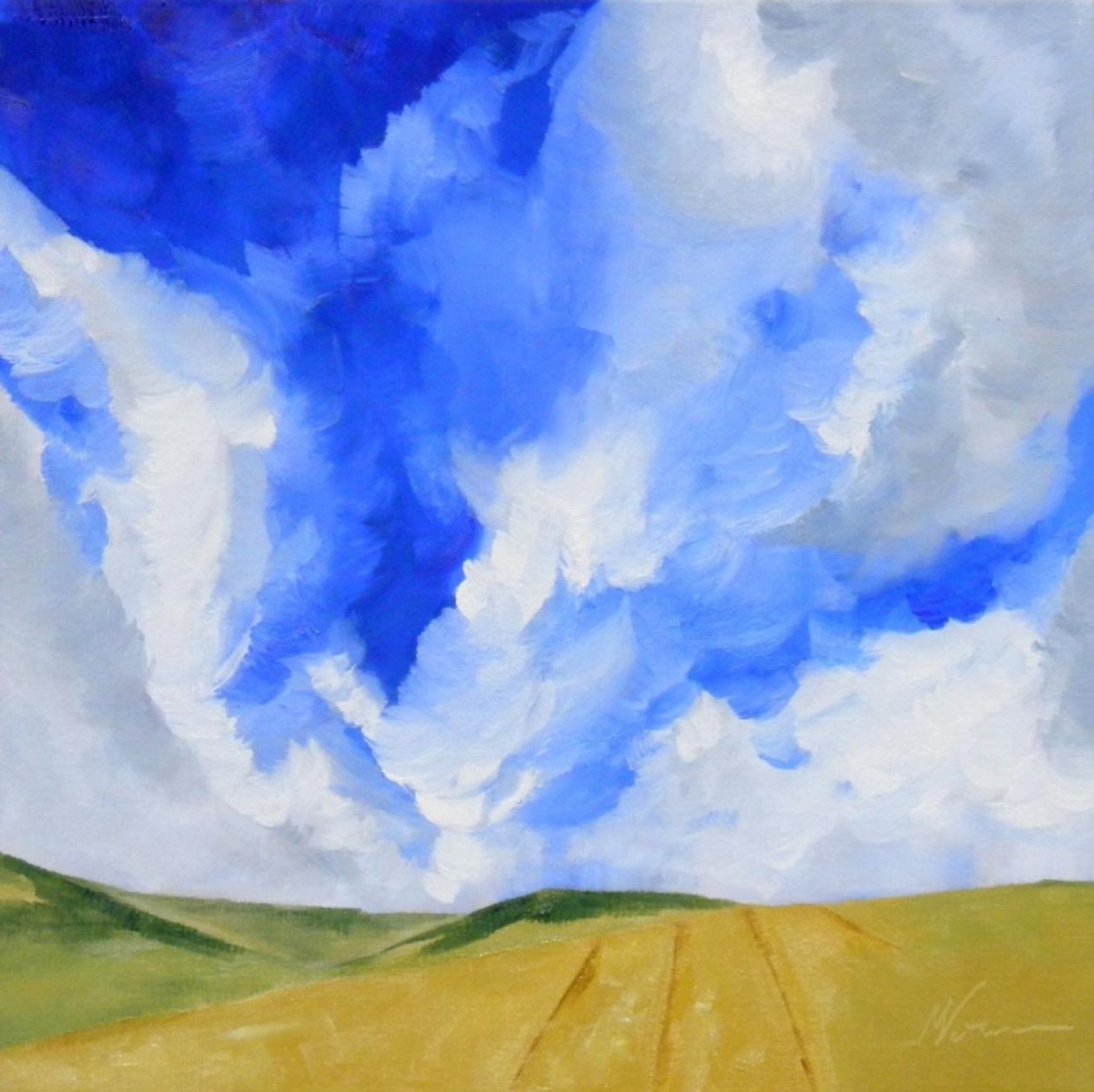 Perspektive von Wolken von M. Vet