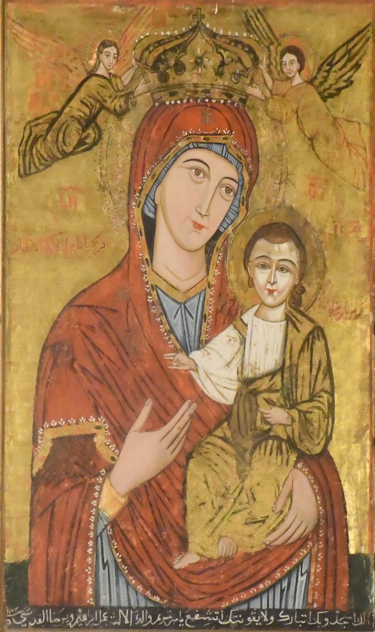 The famous St Mary icon present in many churches. von Albert Mansour