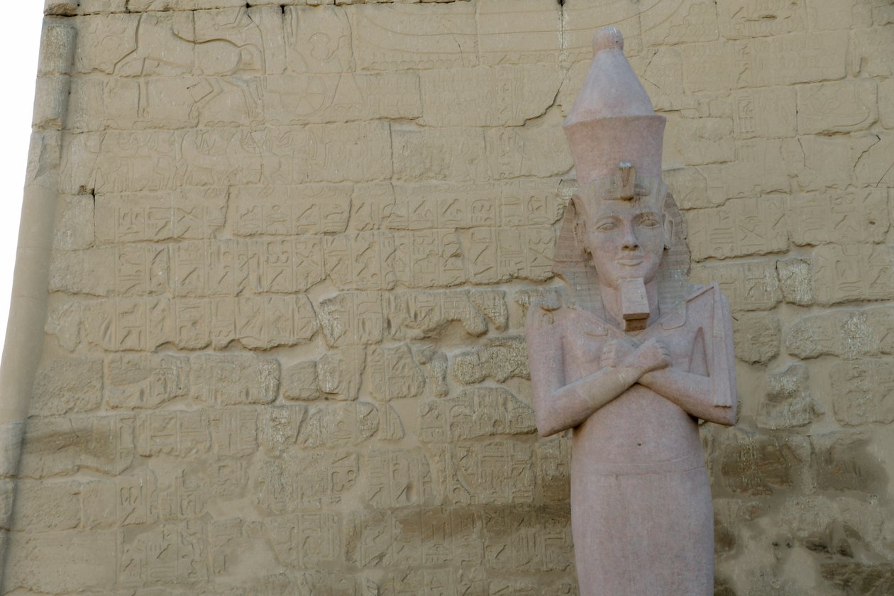 Luxor-Tempel, antike ägyptische Architektur in Luxor von Albert Mansour