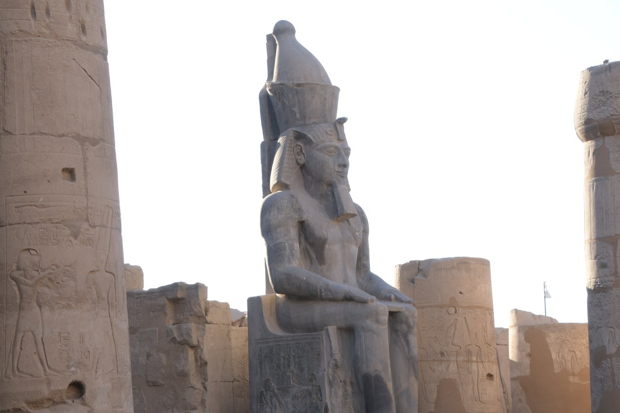 Luxor-Tempel, antike ägyptische Architektur in Luxor von Albert Mansour