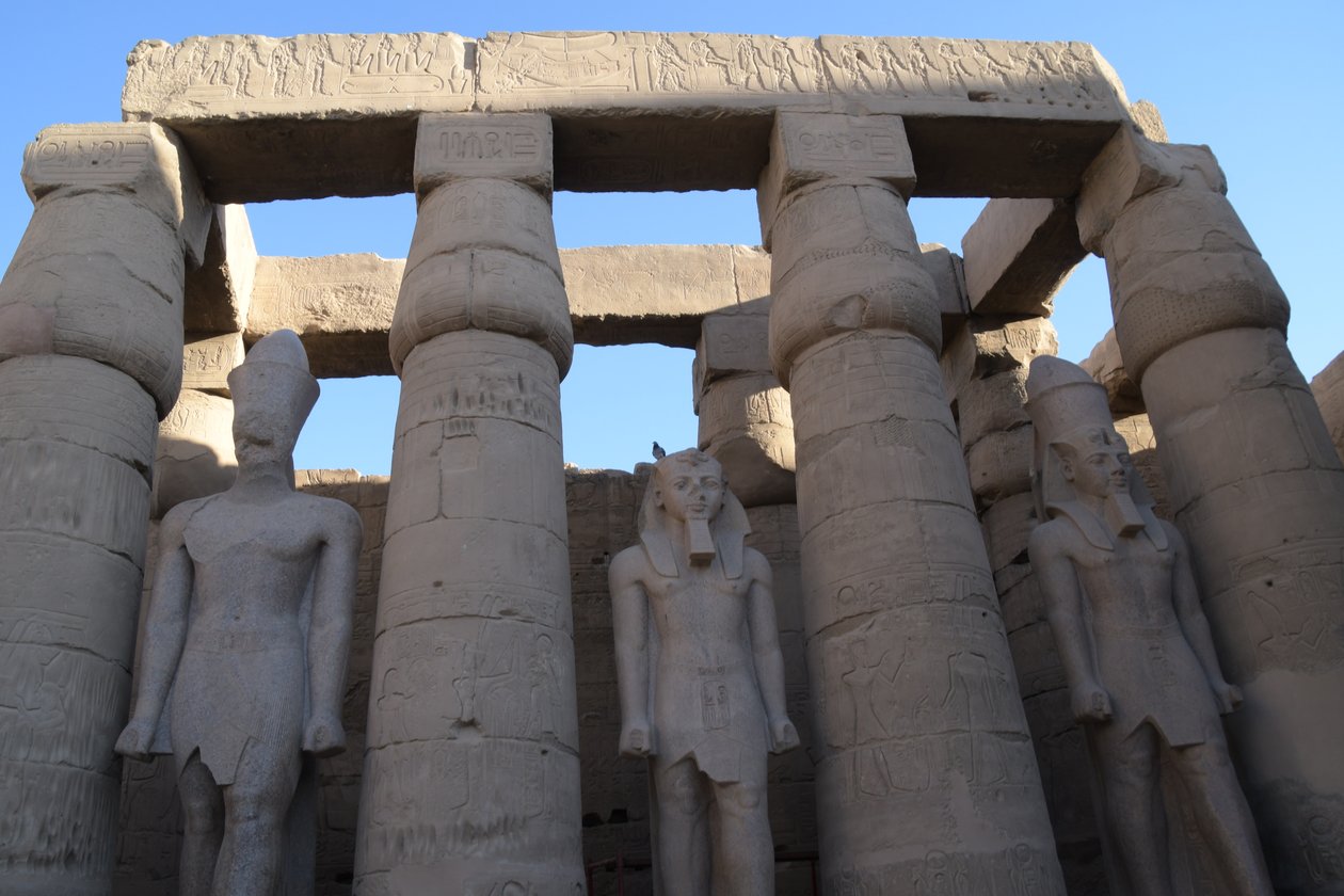 Luxor-Tempel, antike ägyptische Architektur in Luxor von Albert Mansour