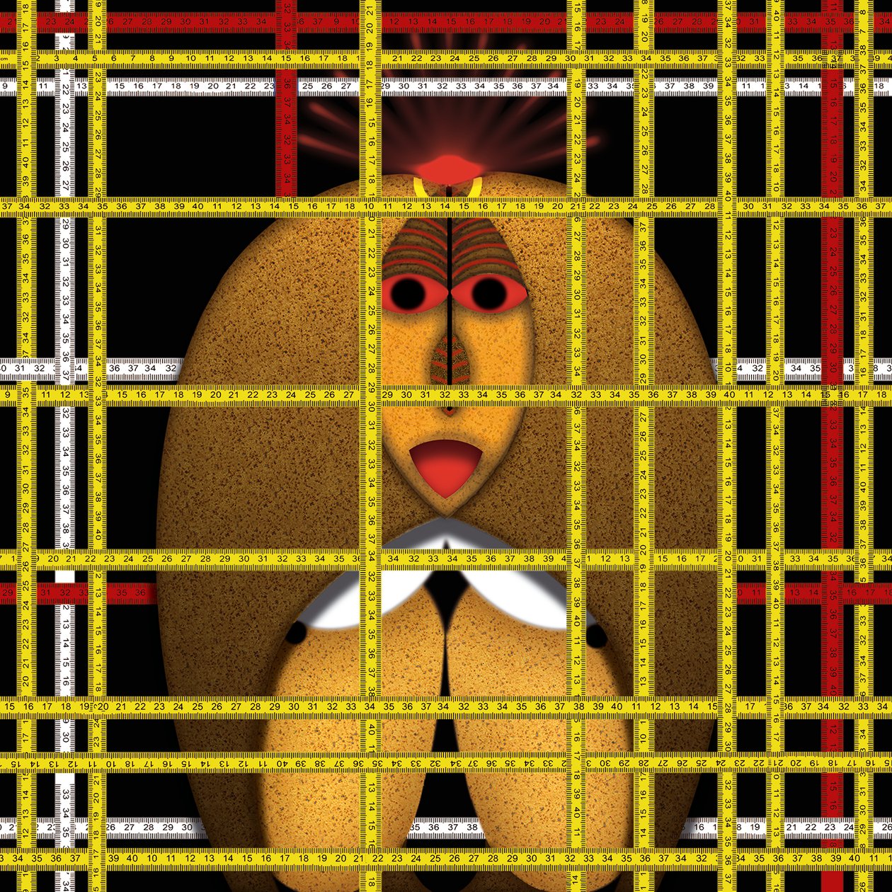 Lockdown (Ia) - (aus der Serie Animal Rationale) von Alexander Eibach