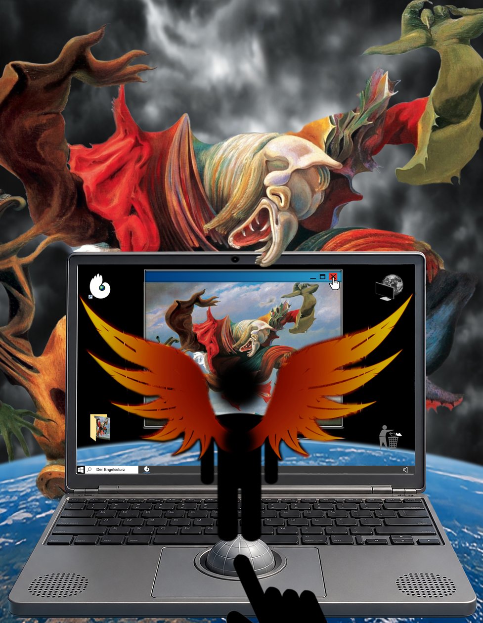 Engelssturz (aus der Serie WINDOWS) von Alexander Eibach