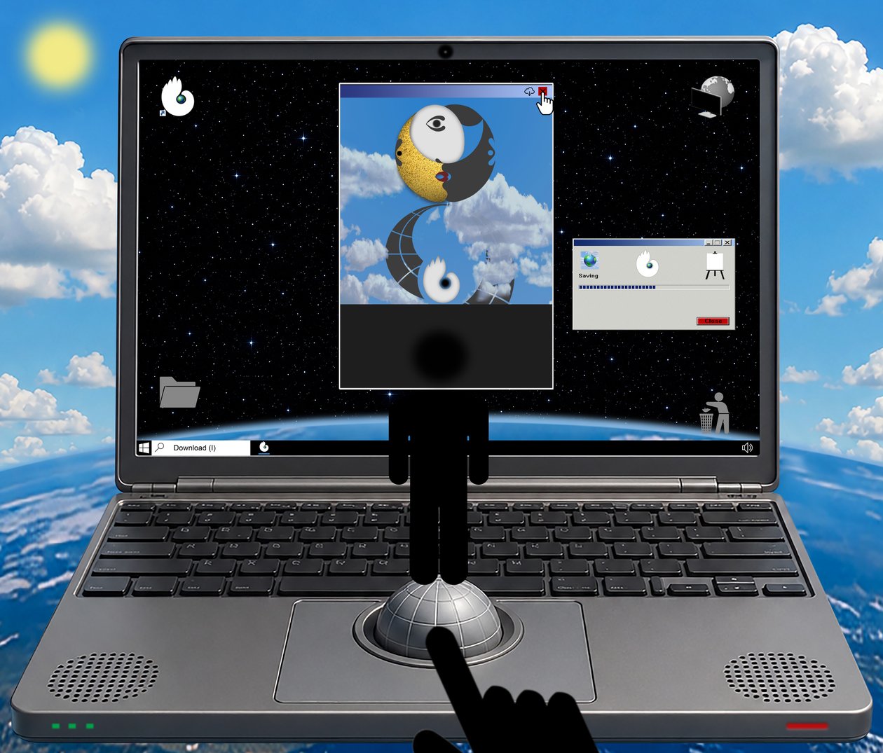Download (I) (aus der Serie Windows) von Alexander Eibach