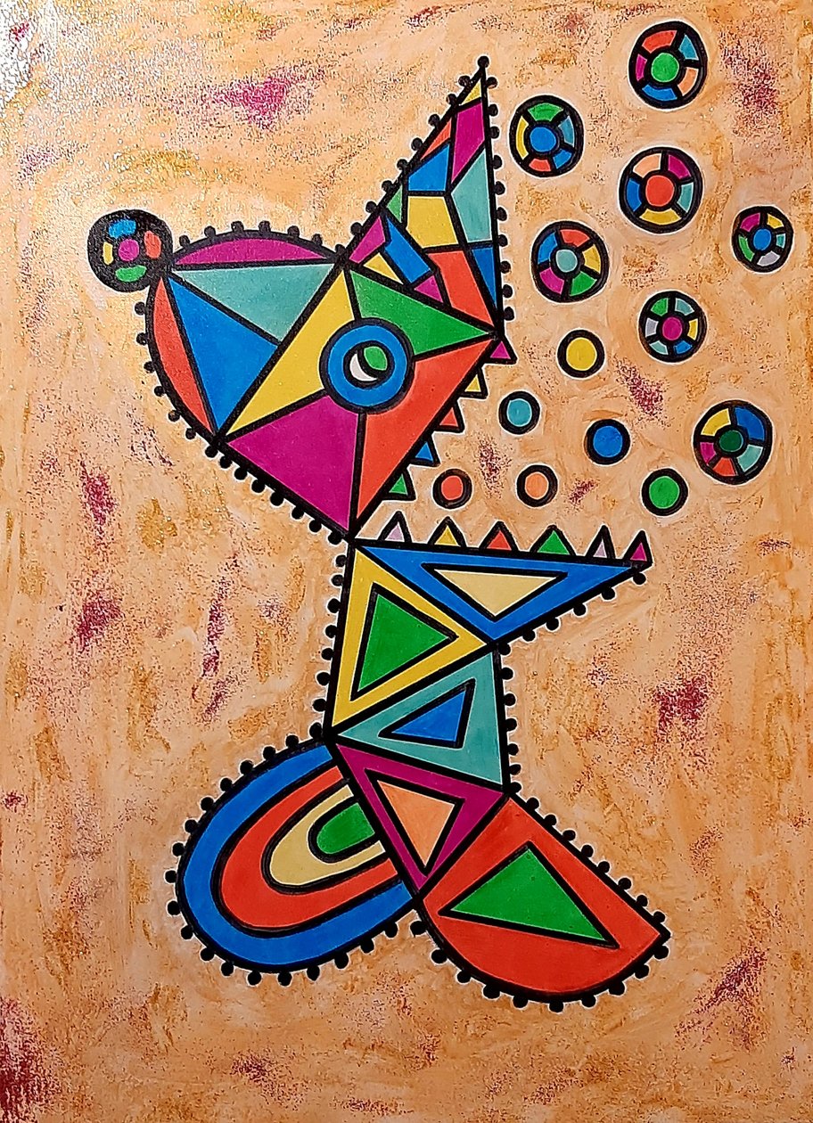 Maschine verschlingt Welt von Steffi_Seiler_Art
