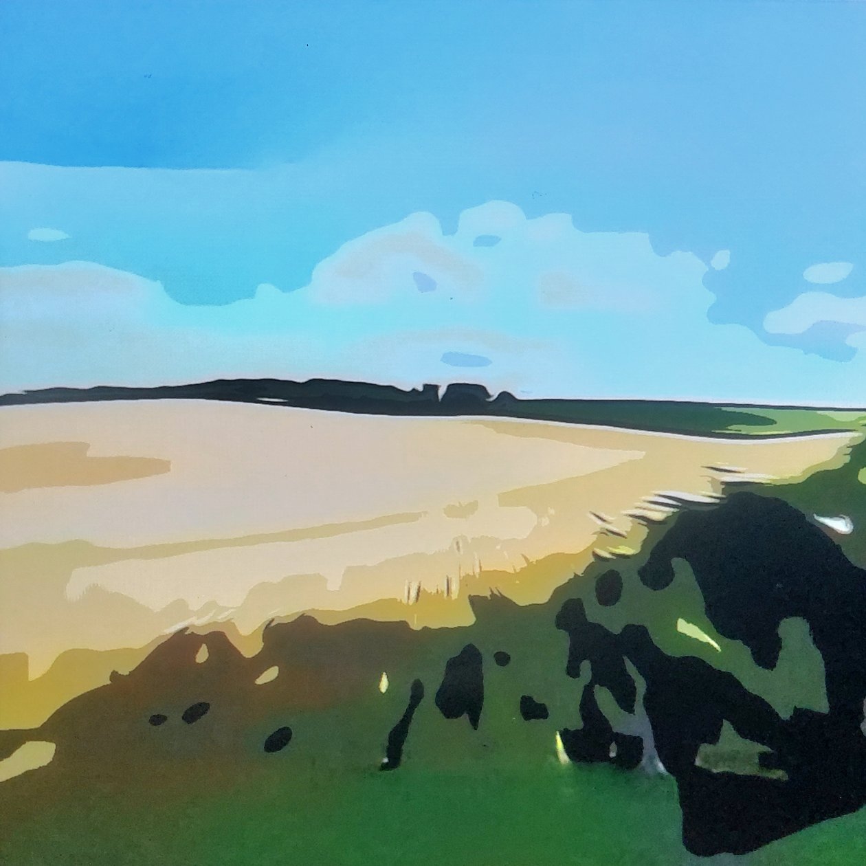 Digitale Landschaft 13 von M. Vet