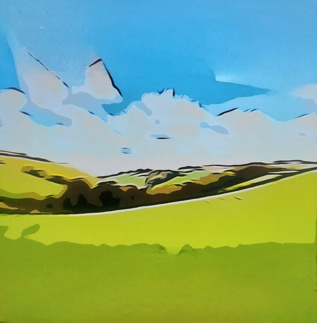 Digitale Landschaft 23 von M. Vet