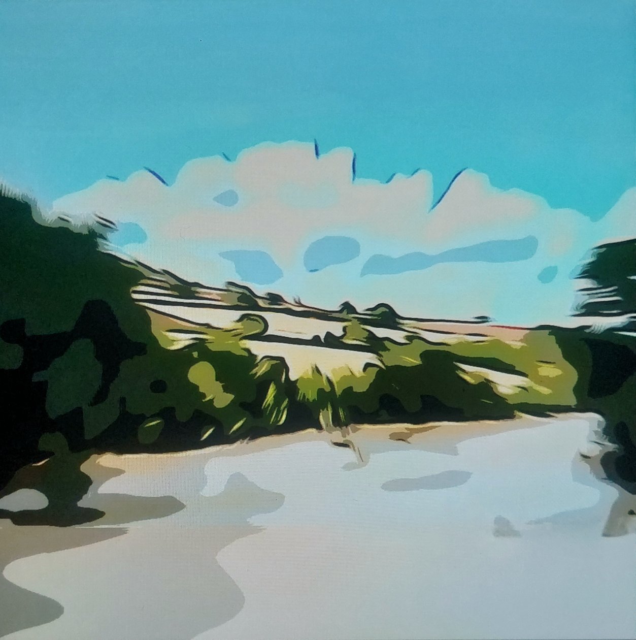 Digitale Landschaft 26 von M. Vet