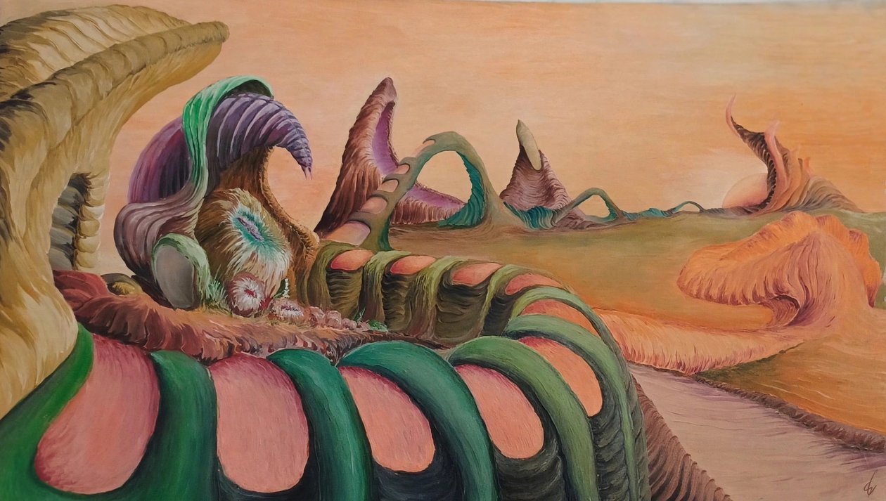 Biomorphe Wüste von Gabriel Ungureanu