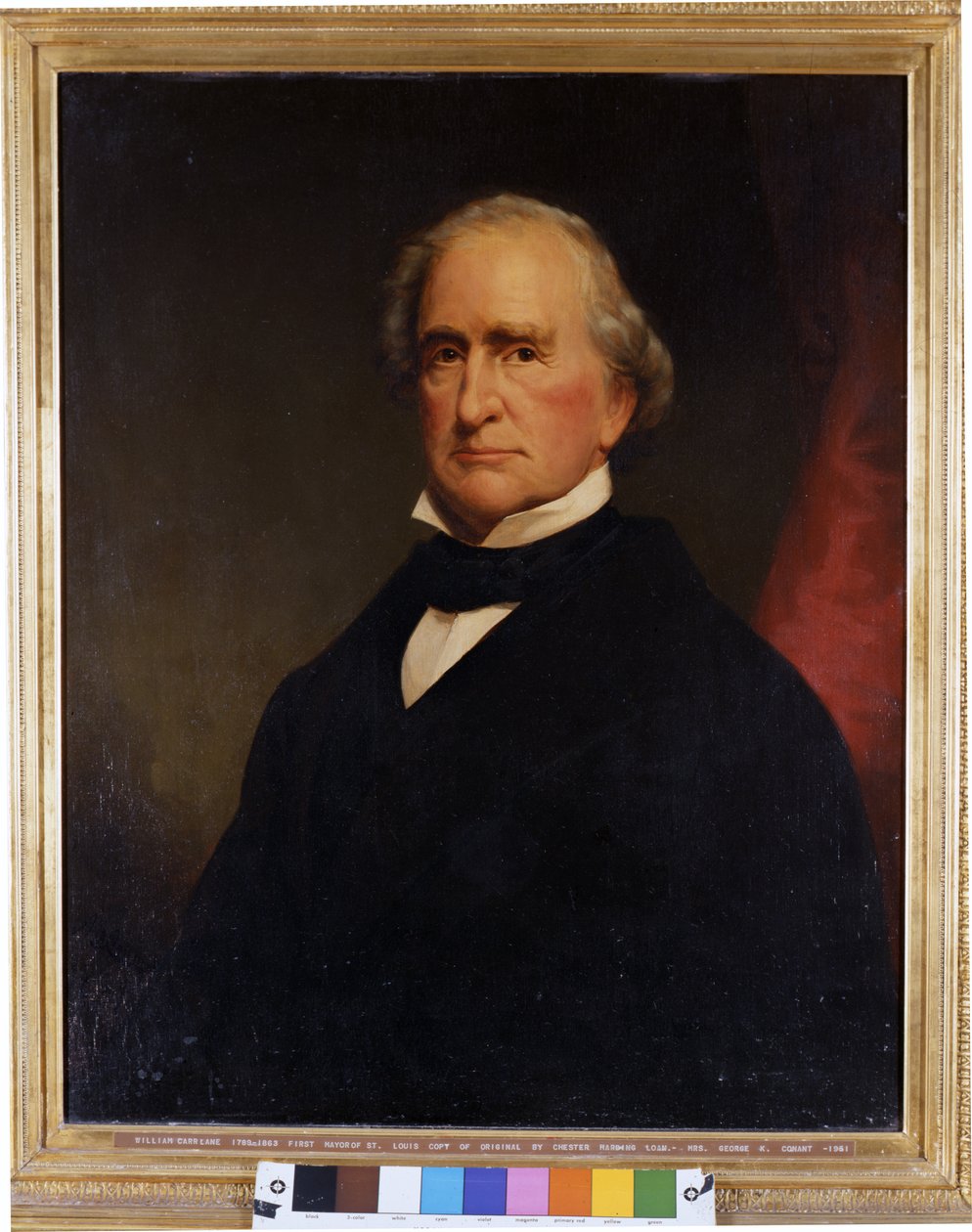 Porträt von William Carr Lane (1789-1863), erster Bürgermeister von St. Louis und zweiter Gouverneur von New Mexico von A.J. Conant