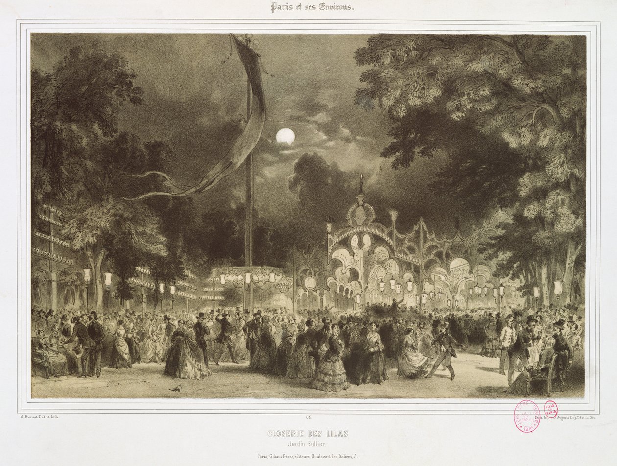La Closerie des Lilas, Jardin Bullier von A Provost