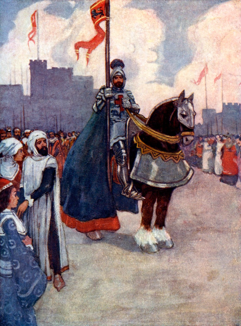 Richard ging nach Palästina, 1190, 1905 von A. S. Forrest