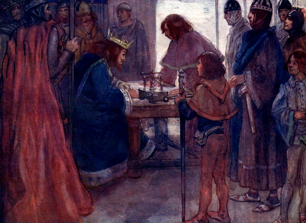 Die Große Charta wurde mit dem Siegel des Königs versehen, 1215 von A. S. Forrest