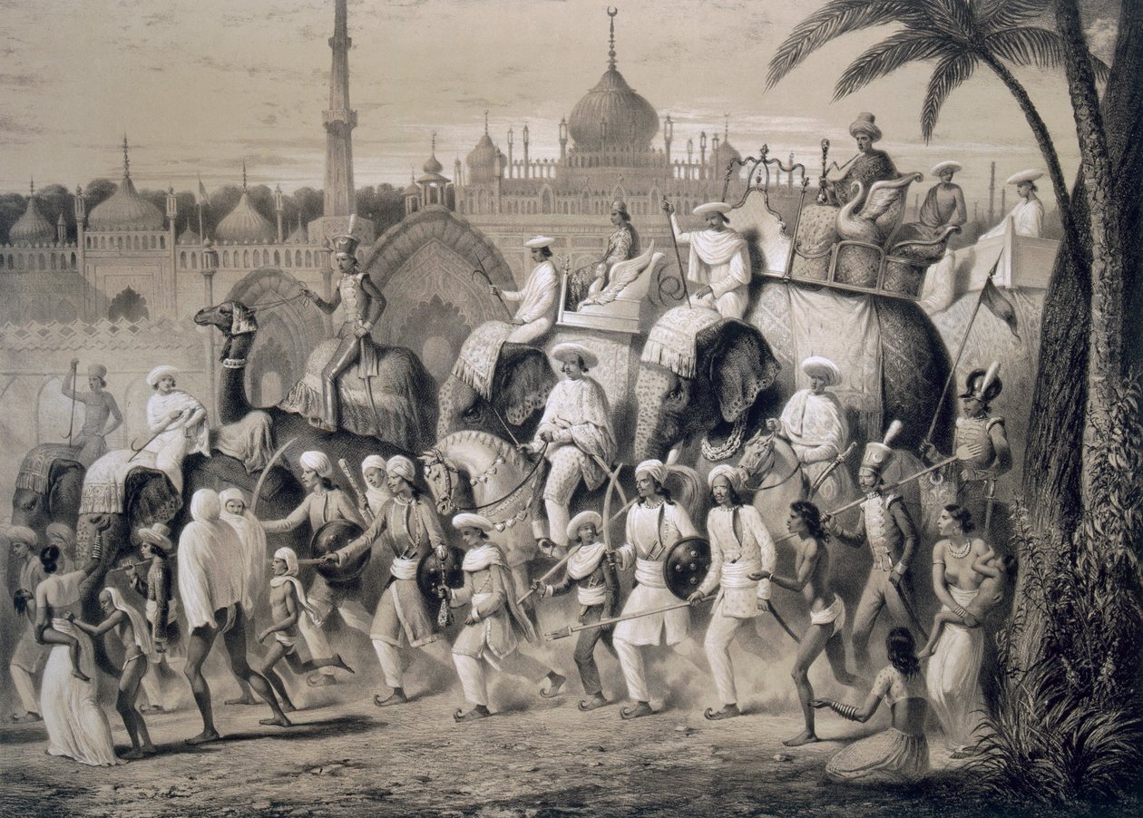 Lucknow, die Hauptstraße, aus 
