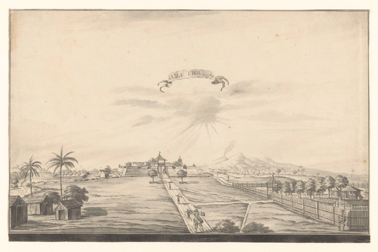 Ansicht der Festung von Salatiga von A. de Nelly (possibly)