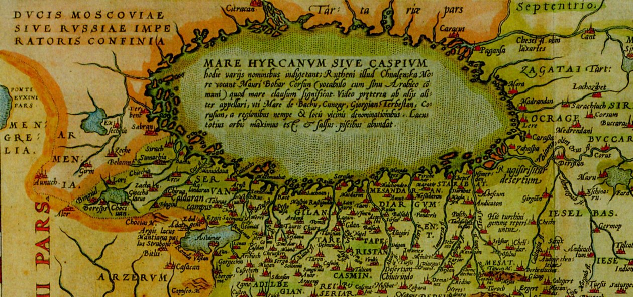 Die Ortelius-Karte von Persien, Antwerpen, 1570 von Abraham Ortelius