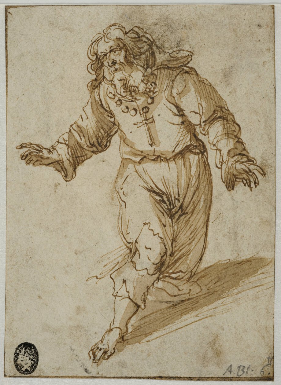 Kniender Mann von Abraham Bloemaert
