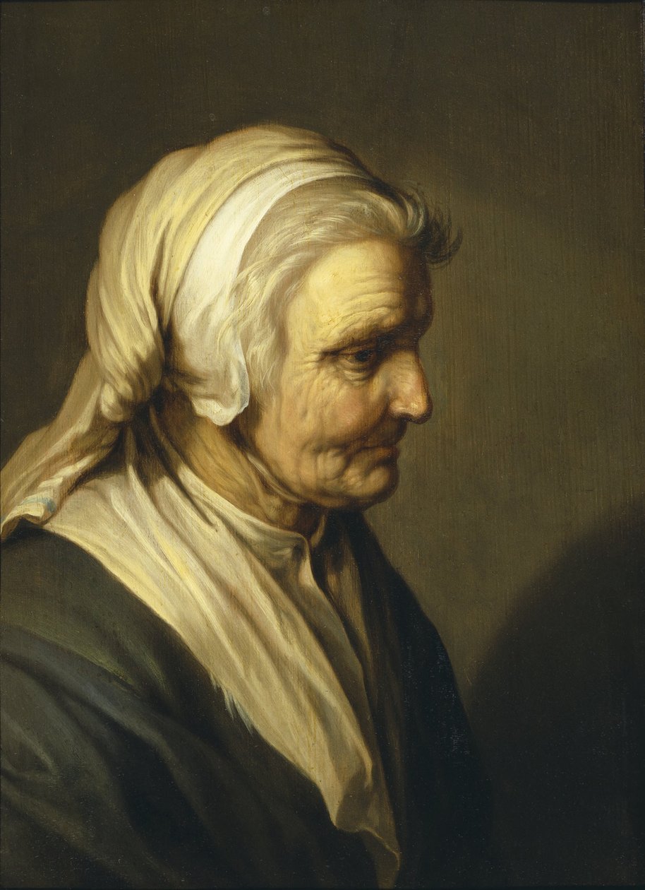 Alte Frau von Abraham Bloemaert