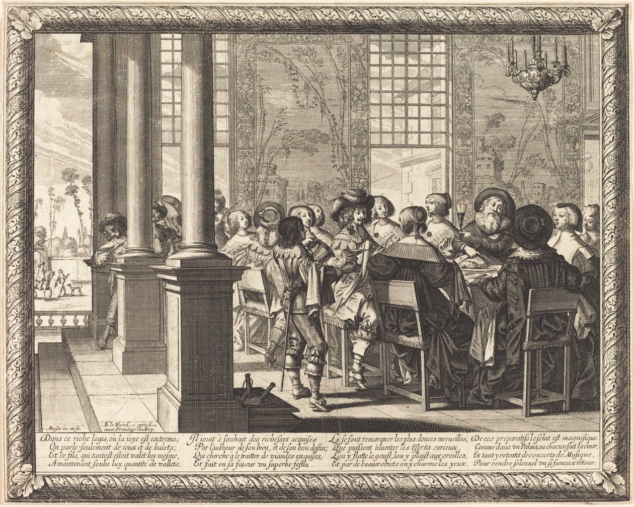 Das Fest zur Feier der Rückkehr des verlorenen Sohnes von Abraham Bosse