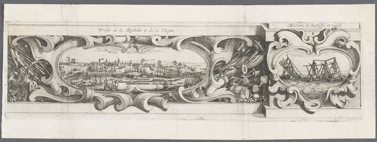 Die Belagerung von La Rochelle: Platte 16 von Abraham Bosse