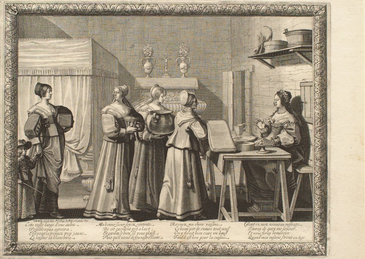 Die Hochzeit auf dem Lande: Die Hochzeitsgeschenke von Abraham Bosse