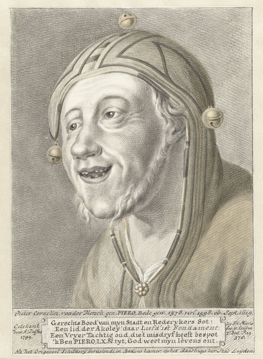 Porträt von Pieter Cornelisz. van der Morsch von Abraham Delfos