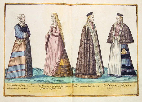 Kostüme des sechzehnten Jahrhunderts aus 