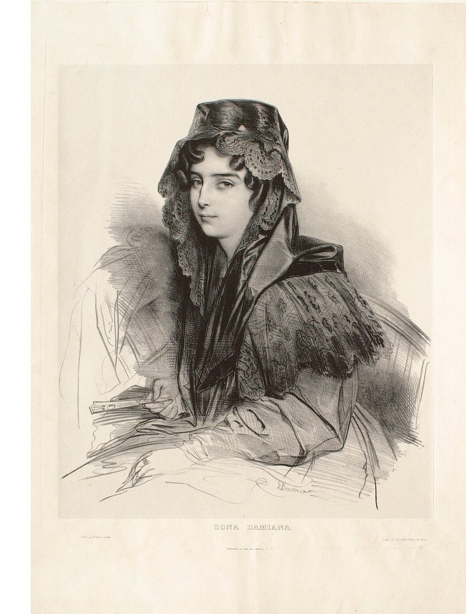 Dona Damiana von Achille Devéria