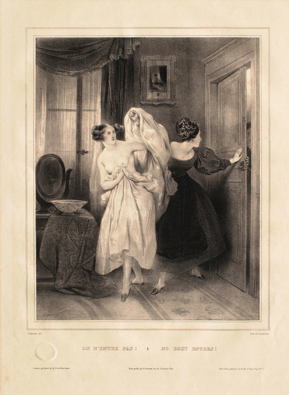 Niemand tritt ein! von Achille Devéria