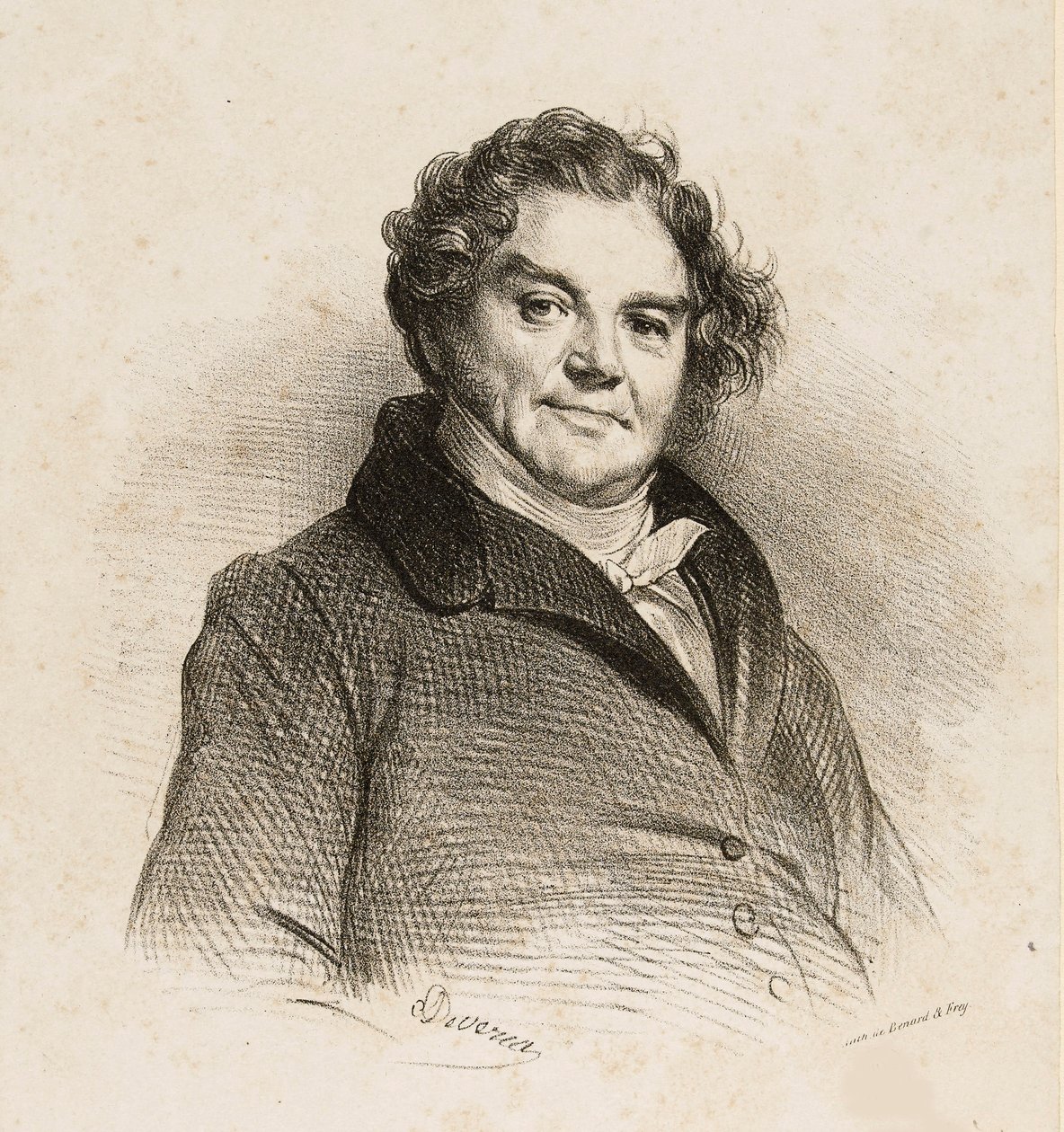 Porträt von Eugène François Vidocq 1775-1857, ca. 1828 von Achille Devéria