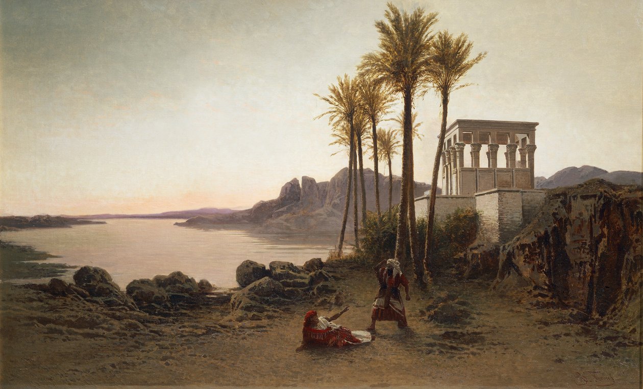 Szene aus Aida von Giuseppe Verdi, Gemälde von Achilles Formis (1832-1906), Italien von Achille Formis Befani